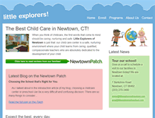 Tablet Screenshot of littleexplorersofnewtown.com